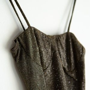 Nasty Gal Shimmer Bodysuit